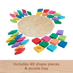 Fisher Price Ξύλινο Παζλ Mandala 41τμχ - HXT94