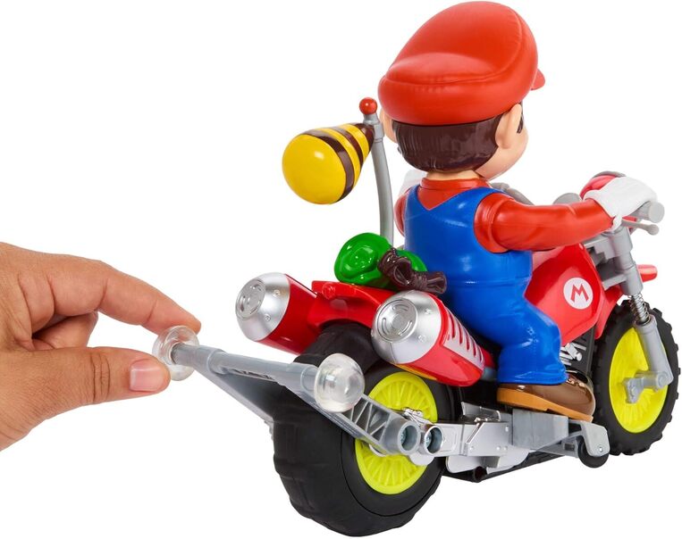 Hot Wheels Mario Wheelie Motocross RCBattery-Powered Vehicle - JML15