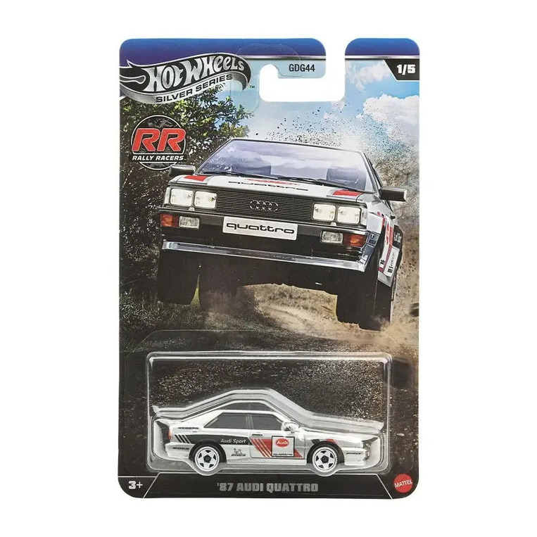 Hot Wheels Silver Series Rally Racers '87 Audi Quattro - JKX61
