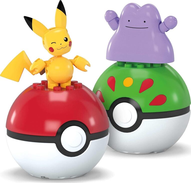 MEGA Pokémon Poké Ball 2-Pack - Pikachu And Ditto - JCT43