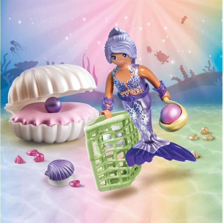 Playmobil Princess Magic Γοργόνα Mε Κοχύλι Μαργαριταριών - 71502