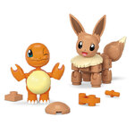 MEGA Construx Τουβλάκια MEGA Pokémon Pokeball Σετ Των 2 Charmander & Eevee - JCR81