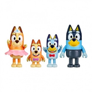 Bluey Σετ με 4 Φιγούρες Οικογένεια The Show - BLY38100