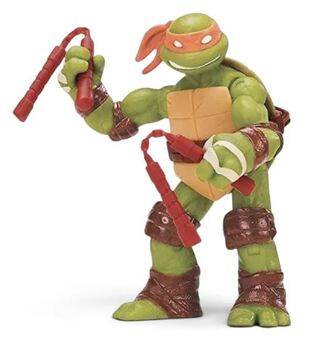 Teenage Mutant Ninja Turtles World of TMNT - Φιγούρα Δράσης Michelangelo Μεγέθους 11cm - PLA83867