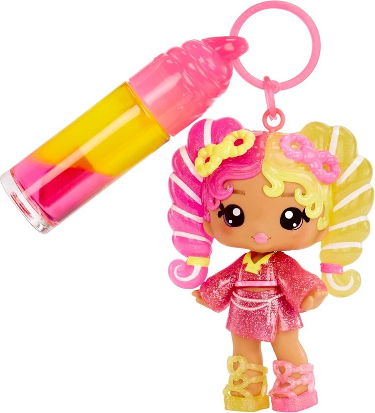 Yummiland Lip Gloss Doll: Mystery Color Change - Mila Mallows - 546559EUC