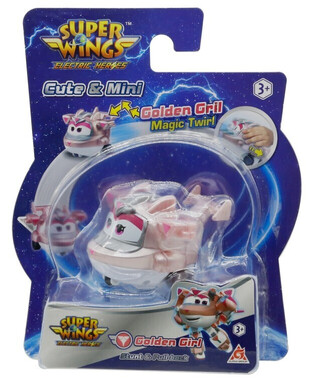 Super Wings Electric Heroes Stunt & Pull Golden Girl - 780130-3