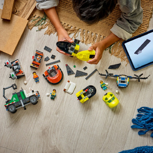 LEGO City Airplane, Service Truck & Hovercraft Remix - 60505