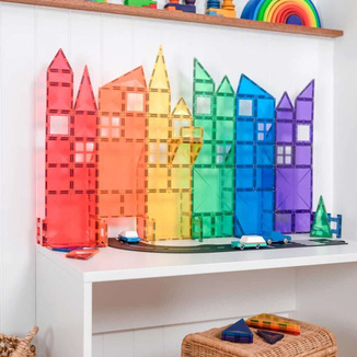 Connetix Rainbow Creative Pack Μαγνητικά Τουβλάκια Κατασκευών 102τμχ. - CT-R-00102-CR