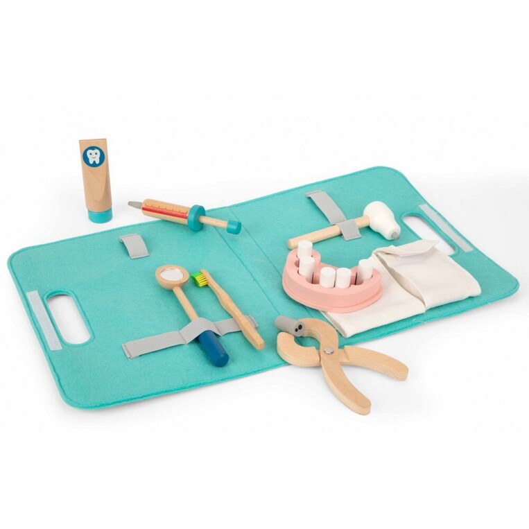 Tooky Toys Ξύλινο Σετ Οδοντίατρου - TH164
