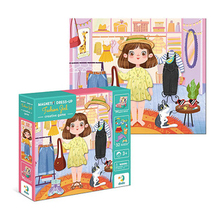 Dodo Toys Μαγνητικό Εκπαιδευτικό Παιχνίδι Dress-Up Fashion Girl Mε 32 Tεμάχια - 200243