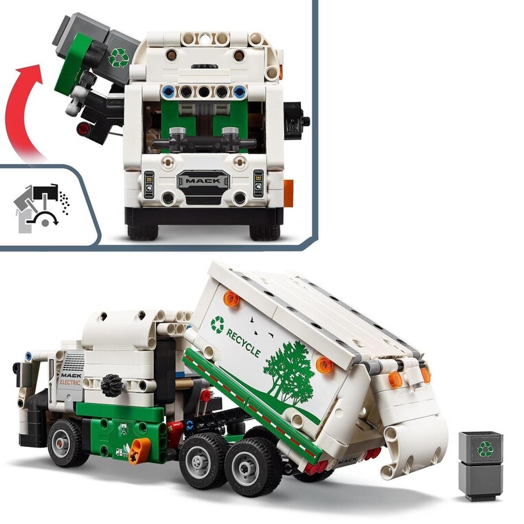 Lego Technic Mack® LR Electric Garbage Truck - 42167