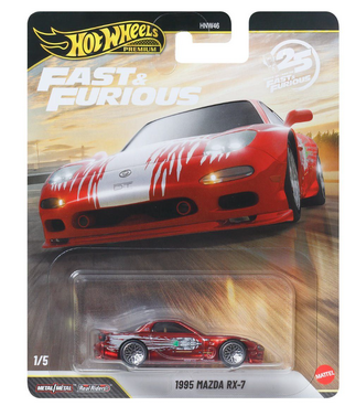Hot Wheels Premium Fast And Furious 1995 Mazda RX-7 - JHW71