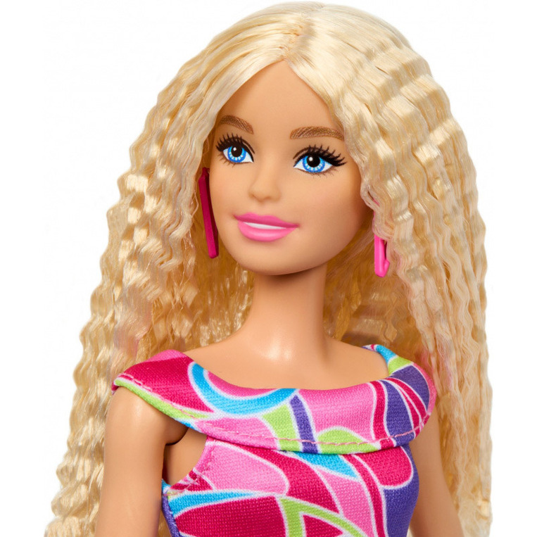 Barbie Fashionistas Blonde Totally Hair Πολύχρωμο Φόρεμα No 223 - HRH20