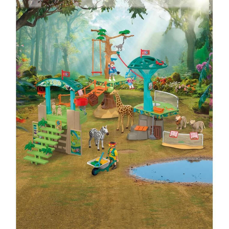 Playmobil Animals And Friends Ζωολογικό Πάρκο Με Δραστηριότητες - 72070