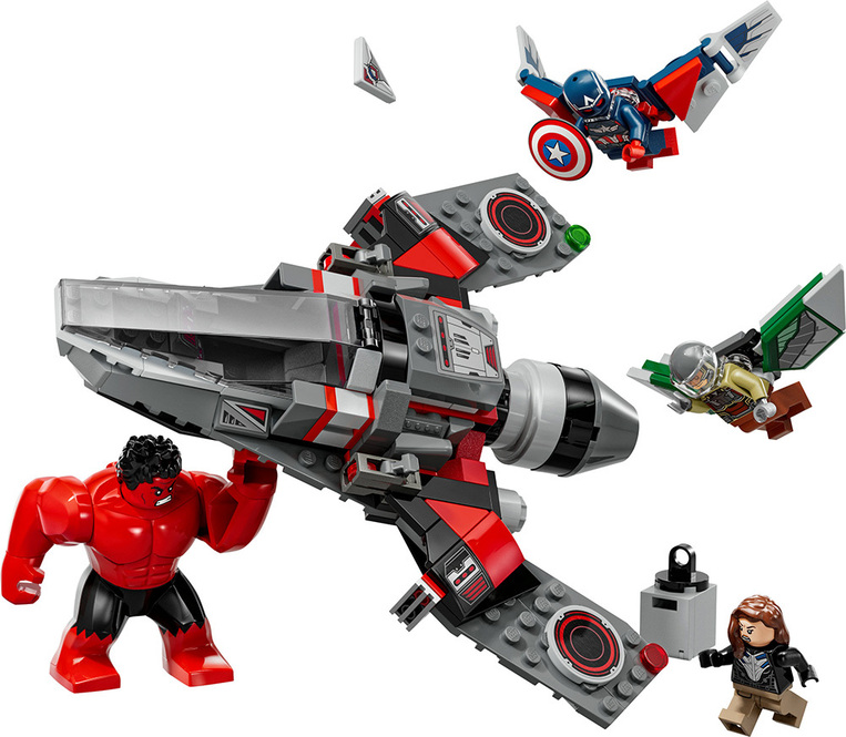 Captain America Vs Red Hulk Battle 