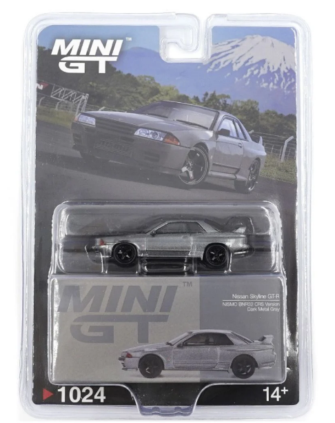 Mini GT Nissan Skyline Nismo BNR32 CRS Version - Dark Metal Grey - MGT01024BL