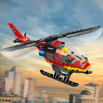 Lego City Fire Rescue Helicopter - 60411