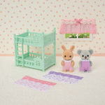 Sylvanian Families Sunny Rabbit Baby's Bunk Bed Set - SF5780