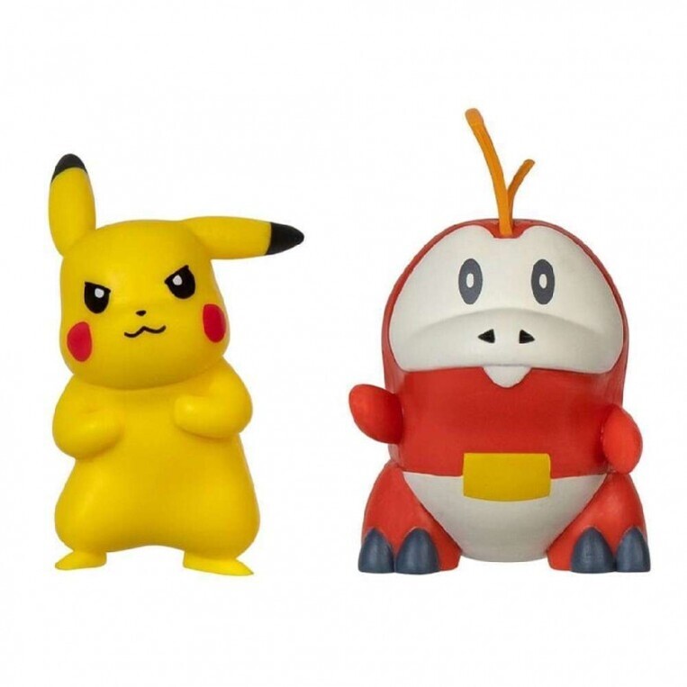 Pokemon - 2 Battle Figures 5cm Fuecoco & Pikachu - PKW3356