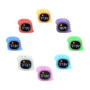 Kiddoboo Ξυπνητήρι - Φωτάκι Νυκτός LED Διαδραστικό SoundGlow Dino - KBJL826