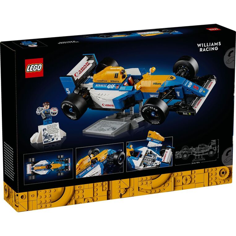 Lego Icons Williams Racing Fw14b & Nigel Mansell 