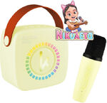 Kiddoboo KidsVoice Junior mini Karaoke Speaker & Mic Yellow - KBT3NTYEL 