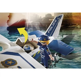 Playmobil Καταδίωξη Λαθρεμπόρου Από Αστυνομικό Υδροπλάνο - 70779