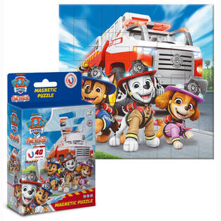 Paw Patrol Fire Rescue – Μαγνητικό Puzzle 40 τεμάχια - 200648
