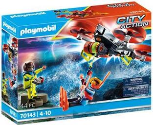 Playmobil City Action Επιχείρηση Διάσωσης Δύτη Με Drone  - 70143