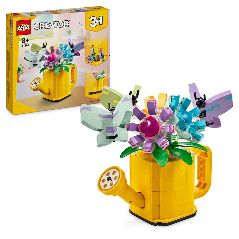 Flowers In Watering Can 