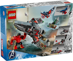 Captain America Vs Red Hulk Battle 