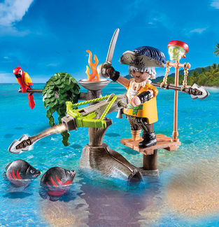 Playmobil Pirates Πειρατής Με Βαλλίστρα - 71795