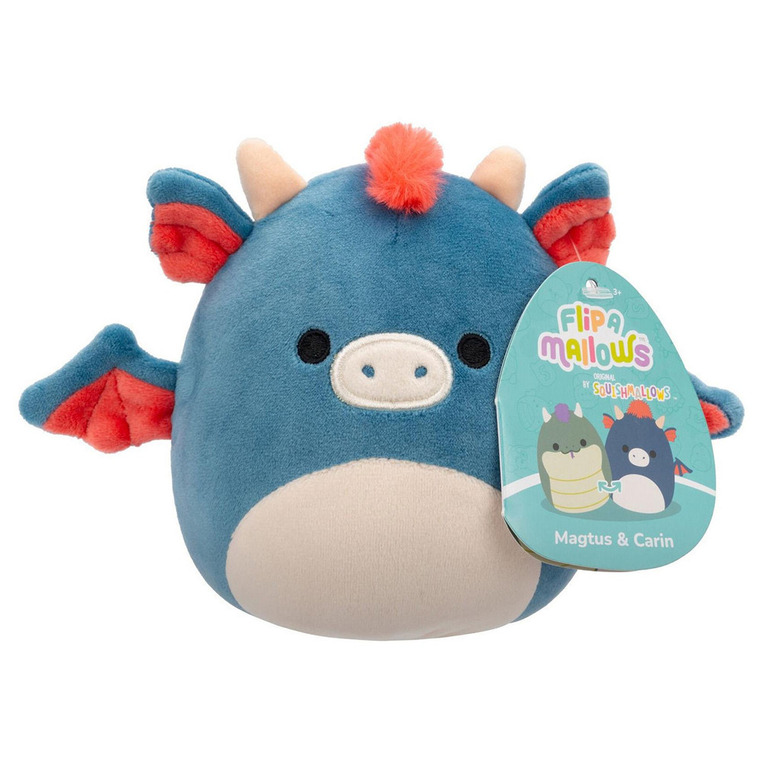Squishmallows Flipmallows Λούτρινο Magtus & Carin 13Cm - SQFP00220