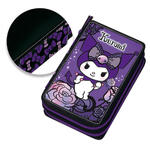 Graffiti Κασετίνα Διπλή Γεμάτη Purple Laces Kuromi - 252333