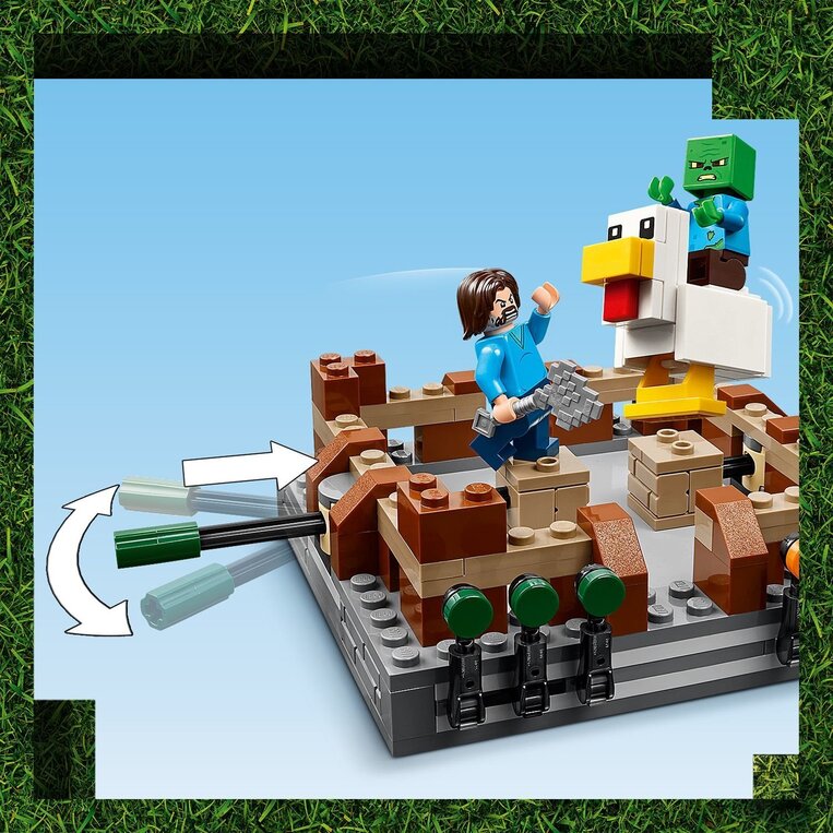 Lego Minecraft Woodland Mansion Fighting Ring 