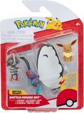 Pokemon: Battle Figures 3-Pack – Eevee, Pawniard & Butterfree - PKW3737