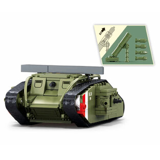Sluban Army Assault Tank WWII - Mark Vs Set - M38-B1296