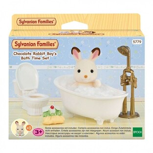 Sylvanian Families Sunny Rabbit Boy's Bath Time Set - SF5779