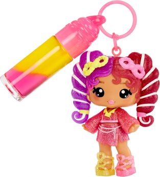 Yummiland Lip Gloss Doll: Mystery Color Change - Mila Mallows - 546559EUC