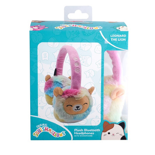 Squishmallows Ακουστικά Bluetooth Με Μικρόφωνο Leonard - 122225