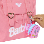 Barbie Deluxe Clip-On Τσάντα Με Σχολική Στολή Και Πέντε Θεματικά Αξεσουάρ - HJT44