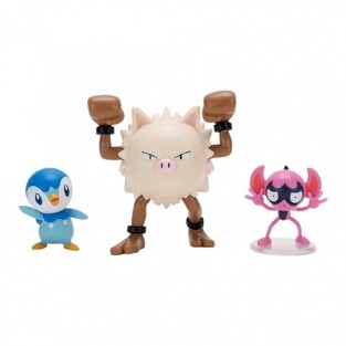 Pokemon 3 Figure Battle Pack Piplup, Primeape, Impidimp - PKW4088