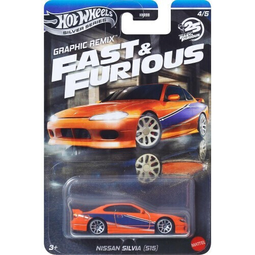Hot Wheels Silver Series Fast And Furious Nissan Silvia (S15) - JBY48