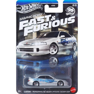 Hot Wheels Silver Series Fast And Furious Custom/ Personnalise Acura Integra Sedan GSR - JBY45 
