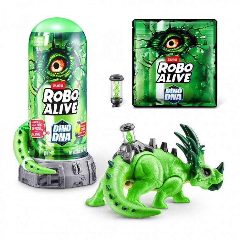 Robo Alive Dino DNA Dinosaur With Slime in Capsule - 3 Σχέδια - 11871139