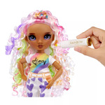 Rainbow High Colour & Create Fashion Doll - Purple Eyes/Curly Hair - 594147EUC