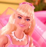 Barbie The Movie Κούκλα Margot Robbie Pink Gingham Dress - HPJ96