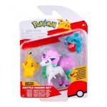 Pokemon 3 Battle Figures Pack Gible, Pikachu & Galarian Ponyta - PKW4097