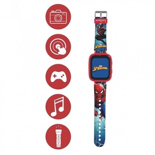 Lexibook Smartwatch με Οθόνη Αφής, Ψηφιακή Κάμερα, Mp3 Player, Ηχεία και 8GB Memory Marvel Spider-Man - DMW070SP