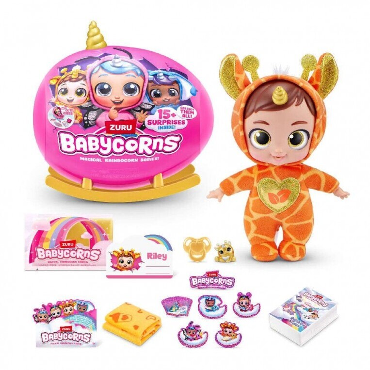 Babycorns Μαγικό Μωράκι Κούκλα 24εκ. Έκπληξη σε Κούνια Κουτάκι Σειρά 1 - 11892107